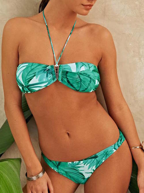 Maillots de bain Rosa Faia Coralie vert/print set