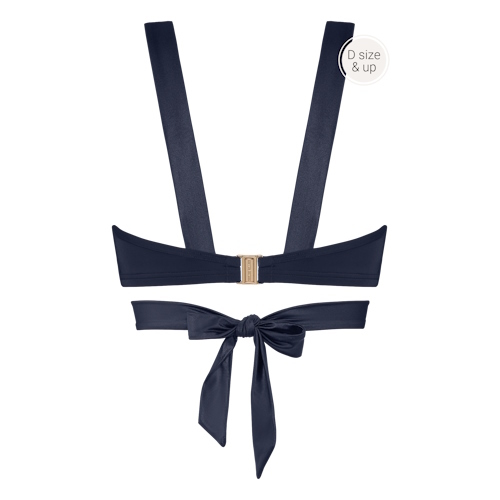 Maillots de bain Marlies Dekkers Cache Coeur gris haut de bikini préformé