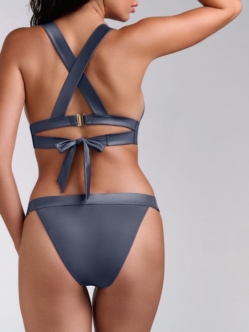 Maillots de bain Marlies Dekkers Cache Coeur gris haut de bikini préformé