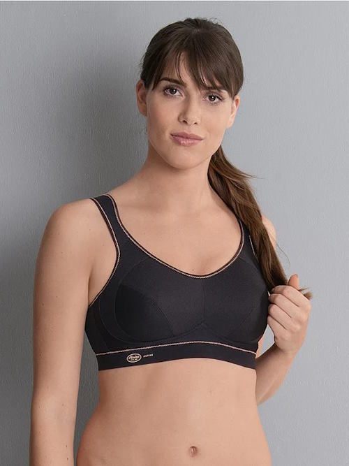 Anita Active Contrôle extrême noir/or soutien-gorge de sport