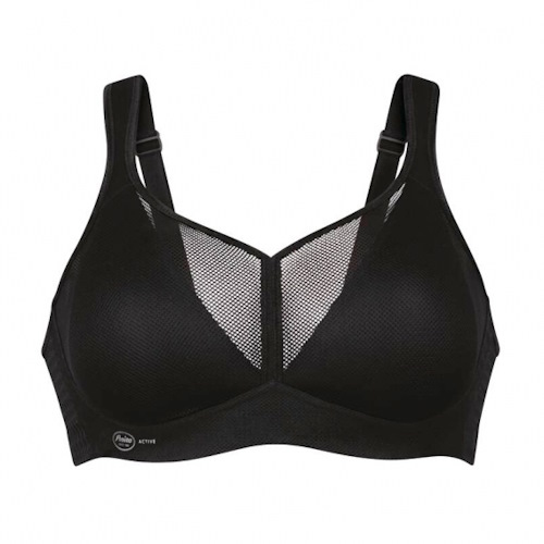Anita Active Contrôle aérien Delta trail noir soutien-gorge de sport