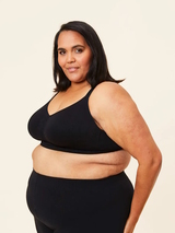 Sucre d'orge Basic noir soutien-gorge sans armatures en dentelle