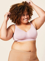 Sucre d'orge Basic rose soutien-gorge sans armatures en dentelle