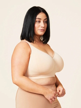 Sucre d'orge Basic beige soutien-gorge sans armatures en dentelle