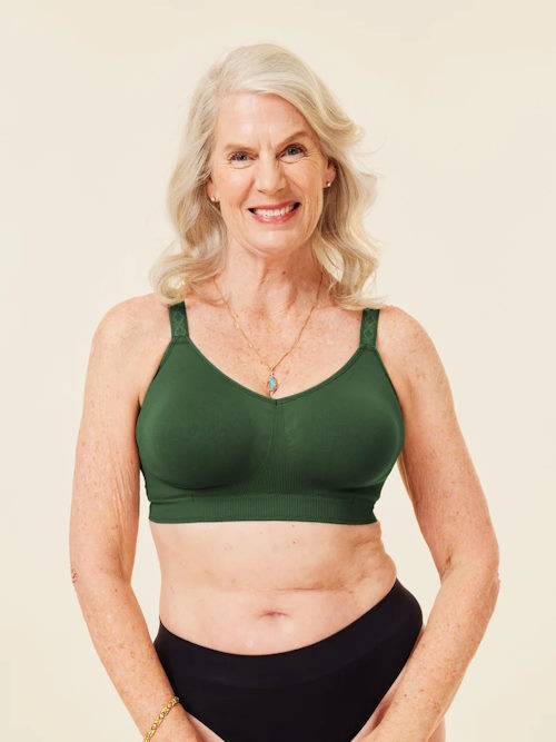 Sucre d'orge Basic forest green soutien-gorge sans armatures en dentelle