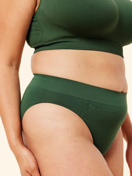 Sucre d'orge Basic forest green slip
