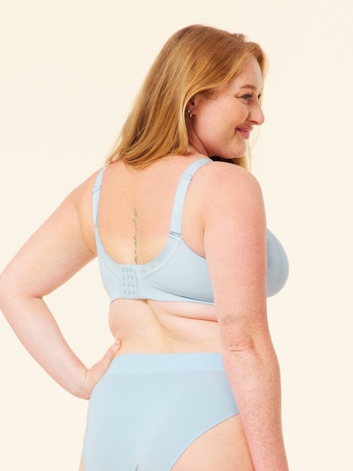 Sucre d'orge Basic baby bleu soutien-gorge sans armatures en dentelle