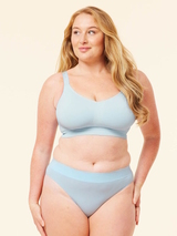 Sucre d'orge Basic baby bleu slip