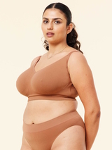 Sucre d'orge Basic clay soutien-gorge sans armatures en dentelle