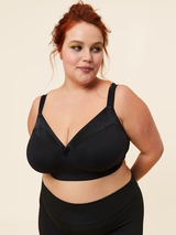 Sucre d'orge Posh noir soutien-gorge sans armatures en dentelle