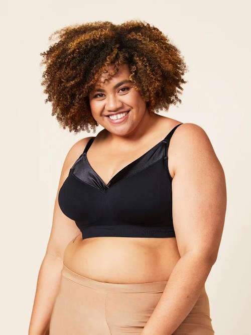 Sucre d'orge Posh noir soutien-gorge sans armatures en dentelle