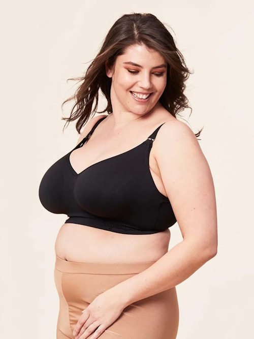 Sucre d'orge Nursing noir soutien-gorge d'allaitement