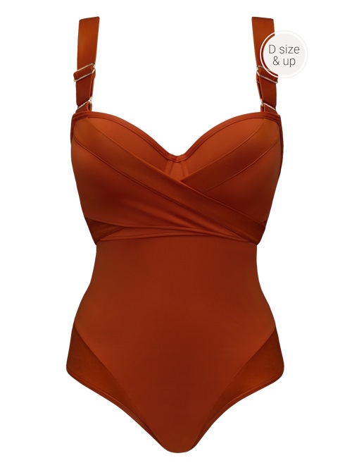 Maillots de bain Marlies Dekkers Cache Coeur orange maillot de bain