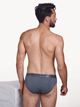 Lisca Zeus gris slip pour hommes