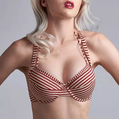 Maillots de bain Marlies Dekkers Holi Vintage rouge/print bikinitop push up