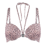 Plage de LingaDore  Pink Leopard rose/print haut de bikini préformé