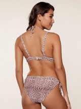 Plage de LingaDore  Pink Leopard rose/print haut de bikini préformé