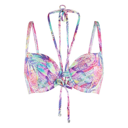 Plage de LingaDore Shine bright multicolore/print haut de bikini préformé