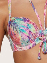 Plage de LingaDore Shine bright multicolore/print haut de bikini préformé