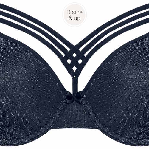 Marlies Dekkers Dame de Paris bleu marine soutien-gorge rembourré