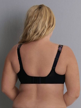 Rosa Faia Colette noir soutien-gorge sans forme
