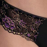 Rosa Faia Colette noir culotte string