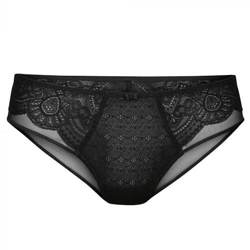 Rosa Faia Emily noir slip brésilien