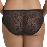 Rosa Faia Fleur noir slip