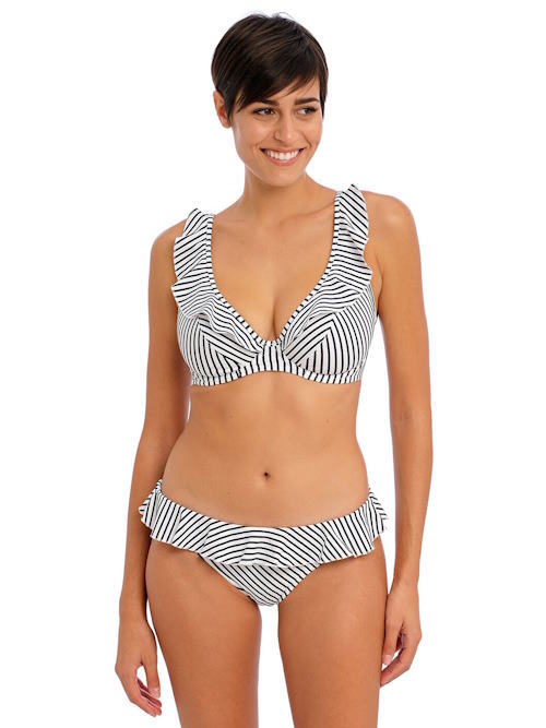 Freya Swim Jewel Cove noir/blanc soutien-gorge bikini corbeille