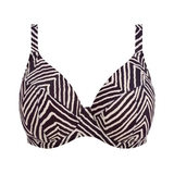 Elomi Swim Fiji Falls noir/blanc haut de bikini préformé