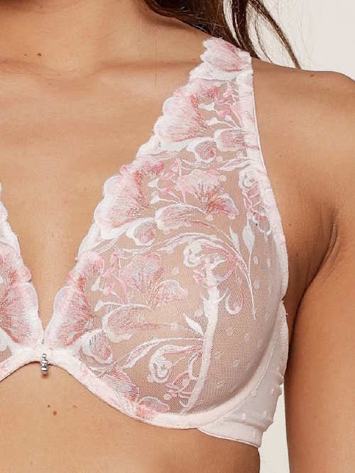 LingaDore Crème Pink crème soutien-gorge sans forme