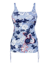 Maillots de bain Anita Alassio bleu/blanc tankini top