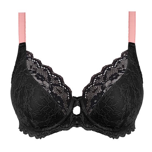 Freya Offbeat noir soutien-gorge sans forme