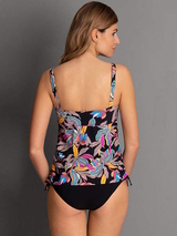 Anita Care Valbella noir/print tankini à prothèse