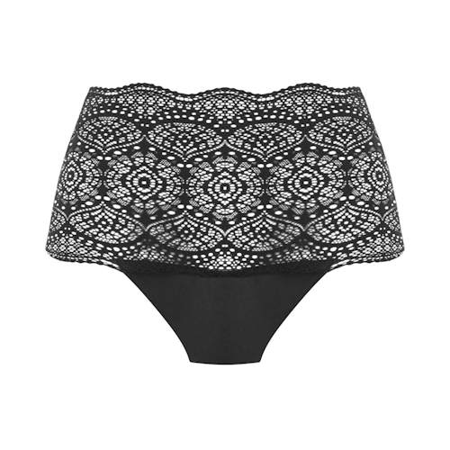 Fantasy Lingerie Lace Ease noir slip