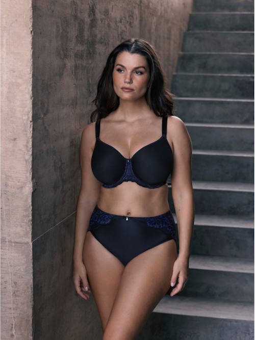 Fantasy Lingerie Emmaline noir/bleu soutien-gorge rembourré
