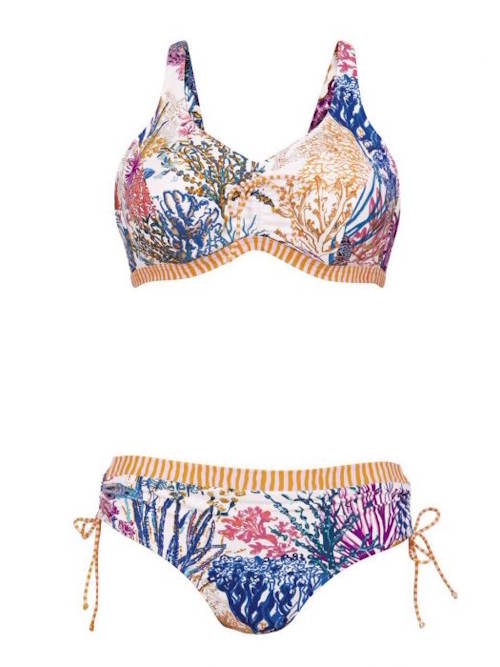 Anita Care Under The Sea blanc/print bikini prothétique