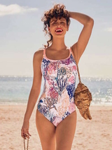 Anita Care Carini blanc/print maillots de bain prothétique