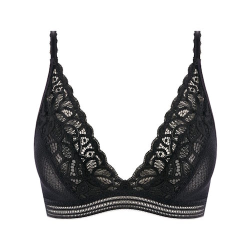 Wacoal Lingerie Raffine noir soutien-gorge sans armatures en dentelle