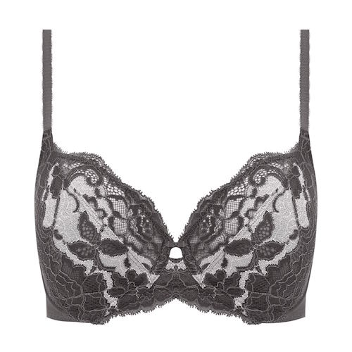 Wacoal Lingerie Florilege gris soutien-gorge sans forme