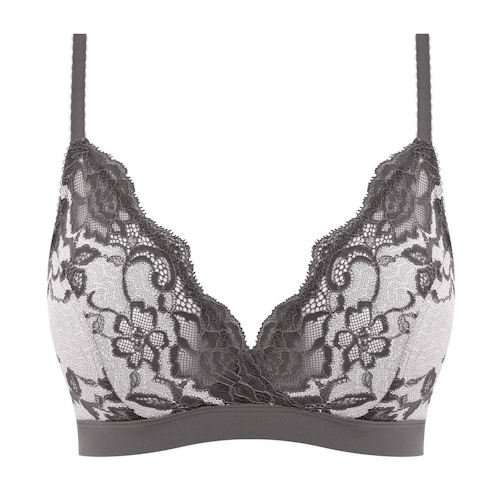 Wacoal Lingerie Florilege gris soutien-gorge sans forme