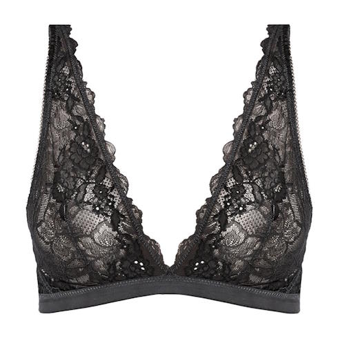 Wacoal Lingerie Lace Perfection gris soutien-gorge sans armatures en dentelle