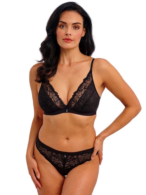 Wacoal Lingerie Abellia noir soutien-gorge sans armatures en dentelle