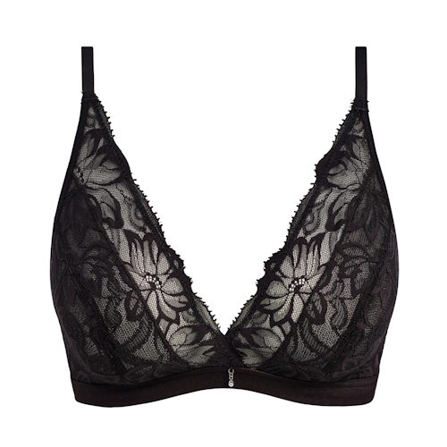 Wacoal Lingerie Abellia noir soutien-gorge sans armatures en dentelle