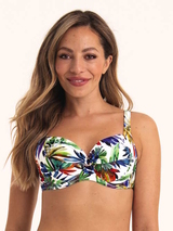 Maillots de bain Anita Elna blanc/print soutien-gorge bikini corbeille