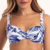 Maillots de bain Anita Hermine blanc/bleu soutien-gorge bikini corbeille