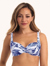 Maillots de bain Anita Hermine blanc/bleu soutien-gorge bikini corbeille