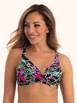 Maillots de bain Anita Ottillie noir/print soutien-gorge bikini corbeille