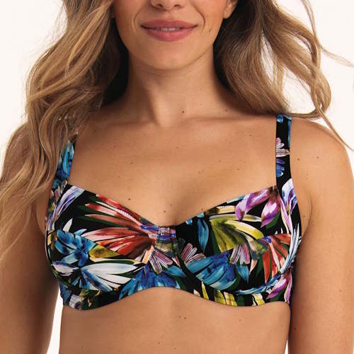 Maillots de bain Anita Sibel noir/print soutien-gorge bikini corbeille