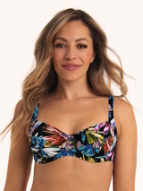 Maillots de bain Anita Sibel noir/print soutien-gorge bikini corbeille